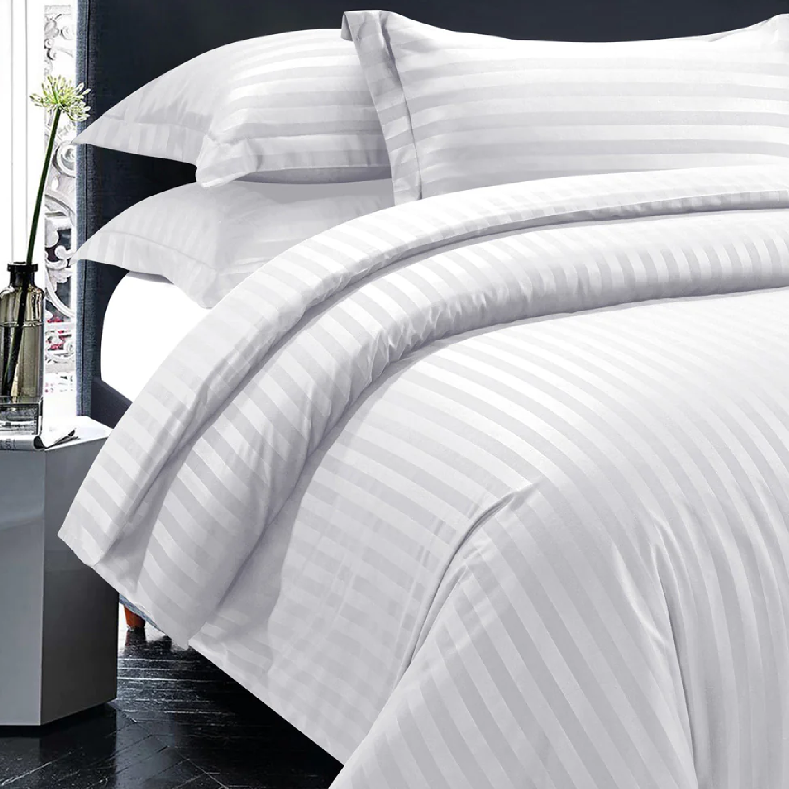  Stripe Sateen Bed Sets